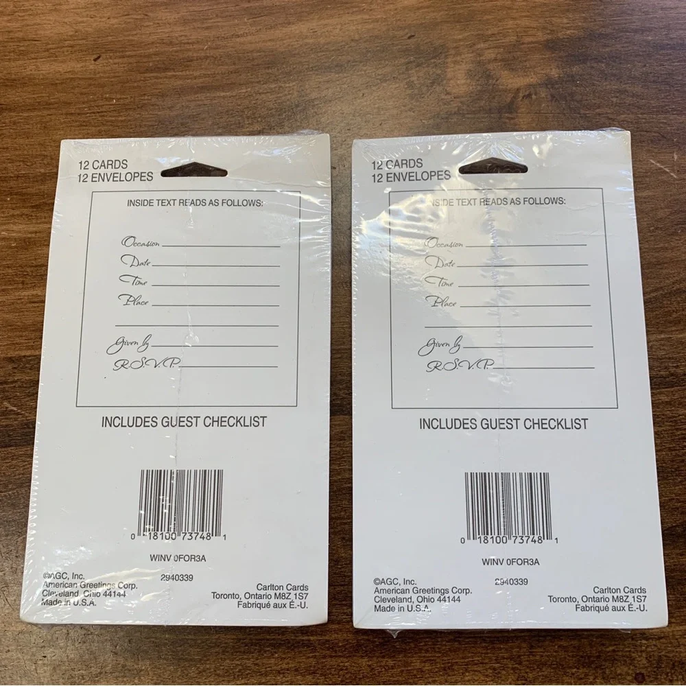 American Greetings two packs
